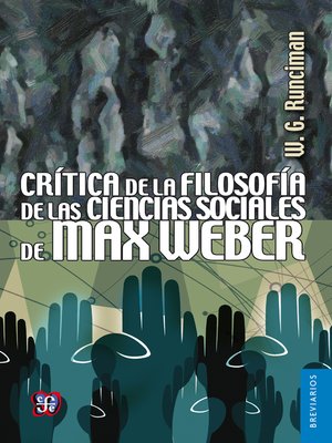 cover image of Crítica de la filosofía de las ciencias sociales de Max Weber